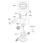 Piston/Crankshaft for KEL26A