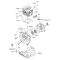 Cylinder/Crankcase for KGT35B