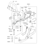 Pipe, Handle & Guard for KHD600B