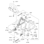 Pipe, Handle & Guard for KHDS600A