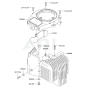 Kawasaki KHS750BC Cooling Parts