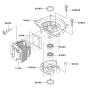 Cylinder / Crankcase for KHT600S