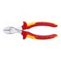 X-Cut Compact Diagonal Cutters VDE Certified Grip 160mm by Knipex - 73 06 160 SB