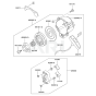 Starter for Kawasaki KRB300A
