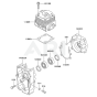Cylinder/Crankcase for KRB400A