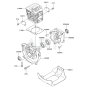 Cylinder/Crankcase for KTF27A