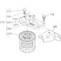 Fuel Filter Assembly for Kubota D1105-BG2 Engine