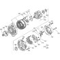 Alternator Assembly for Kubota D1105-BG2 Engine
