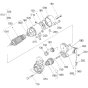 Starter Assembly -1 for Kubota D1105-BG2 Engine