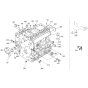 Crankcase Assembly for Kubota D1105-E2-BG Engine