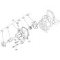 Water Pump Assembly for Kubota D1105-E2-BG Engine