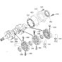 Main Bearing Case Assembly for Kubota D1105-E2B Engine