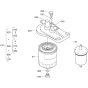 Fuel Filter Assembly for Kubota D1503-M-E3B Engine