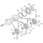 Main Bearing Case Assembly for Kubota D1503-M-E3B Engine