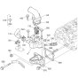 Water Flange Assembly for Kubota D1703-M-DI-E4B Engine