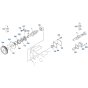 Fuel Camshaft Assembly for Kubota D1703-M-E3B Engine