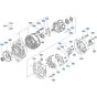 Alternator Assembly for Kubota D1703-M-E3B Engine