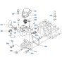 Water Flange Assembly for Kubota D1703-M-E3B Engine