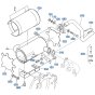 Muffler Assembly for Kubota D1703-M-E3B Engine