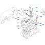 Head Cover Assembly for Kubota D1703-M-E3B Engine