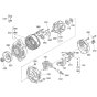 Alternator Assembly for Kubota D1803-CR-T-E5 Engine