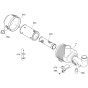 Air Cleaner Assembly for Kubota D1803-CR-T-E5 Engine