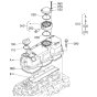 Head Cover Assembly for Kubota D1803-CR-T-E5 Engine