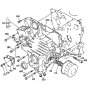 Gear Case Assembly for Kubota D722-BBS Engine