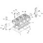 Cylinder Head Assembly for Kubota D905-E2BG Engine