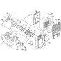 Air Cleaner Assembly for Kubota GH170 Engine