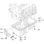 Oil Pan Assembly for Kubota V1505-E3B Engine