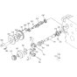 Fuel Camshaft Assembly for Kubota V1505-EB Engine