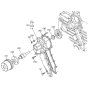 Water Pump Assembly for Kubota V2203-EB Engine