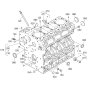 Crankcase Assembly for Kubota V2403-CR-E5B Engine