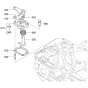 Engine Stop Lever Assembly for Kubota V2403-M-E3B Engine