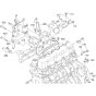 Harness Bracket Assembly for Kubota V2607-CR-E5B Engine