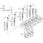Valve Assembly for Kubota V2607-CR-E5B Engine