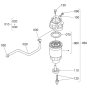 Fuel Filter Assembly for Kubota V3300-T-E2B Engine