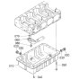 Oil Pan Assembly for Kubota V3300-T-E2B Engine