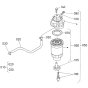 Fuel Filter Assembly for Kubota V3600-E3B Engine