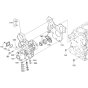Gear Case Assembly for Kubota V3600-E3B Engine