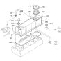 Head Cover Assembly for Kubota V3600-E3B Engine