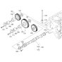 Camshaft Assembly for Kubota V3600-T-E3B Engine