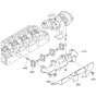 Exhaust Manifold Assembly for Kubota V3800DI-T-E3B Engine