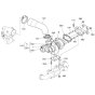 Turbocharger Assembly for Kubota V3800DI-T-E3B Engine