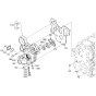 Gear Case Assembly for Kubota V3800DI-T-E3B Engine