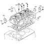 Cylinder Head Assembly for Kubota WG750-E Engine
