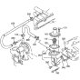 Water Flange Assembly for Kubota WG972-GL-E3 Engine