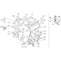 Crankcase Assembly for Kubota Z482-E2B Engine