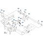 Parking Brake Assembly for Kubota ZD1011 Zero-Turn Mower